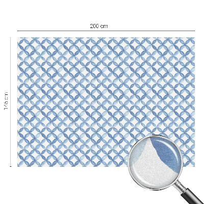 Zelfklevende raamfolie glas in lood Geometrische bloemen