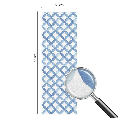 Zelfklevende raamfolie glas in lood Geometrische bloemen