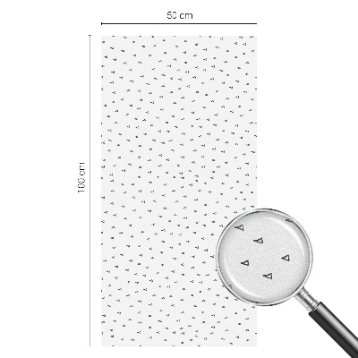 Glas in lood raamfolie Geometrische driehoeken