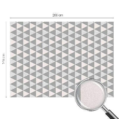 Melkglas folie met glas in lood effect Moderne meetkunde