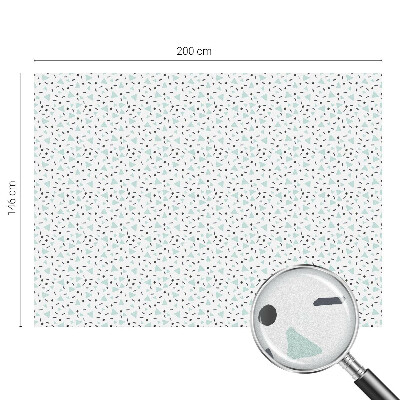 Glas in lood folie voor raam Geometrische figuren