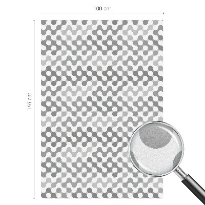 Glas in lood raamfolie Golfgeometrie