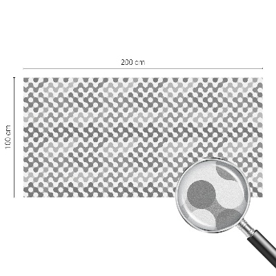 Glas in lood raamfolie Golfgeometrie