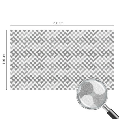 Glas in lood raamfolie Golfgeometrie