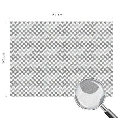 Glas in lood raamfolie Golfgeometrie