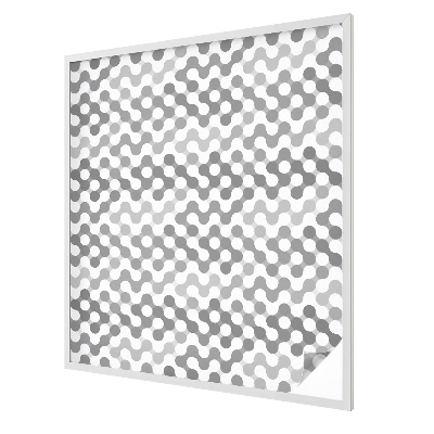 Glas in lood raamfolie Golfgeometrie