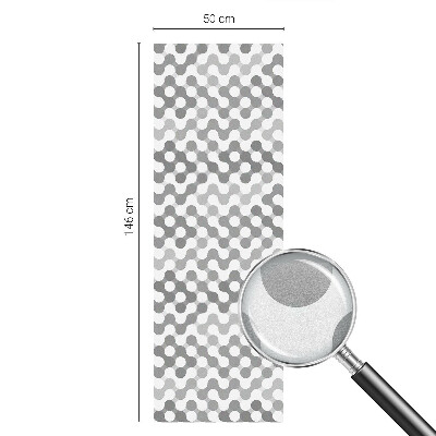 Glas in lood raamfolie Golfgeometrie