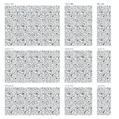 Melkglas folie met glas in lood effect Abstracte vormen