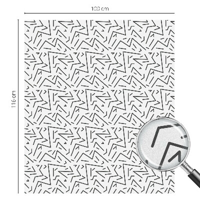 Privacy folie raam Abstracte zigzaglijnen