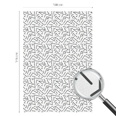 Privacy folie raam Abstracte zigzaglijnen