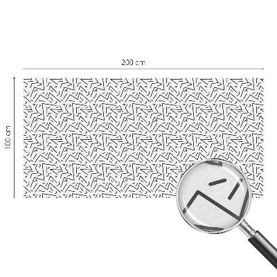 Privacy folie raam Abstracte zigzaglijnen