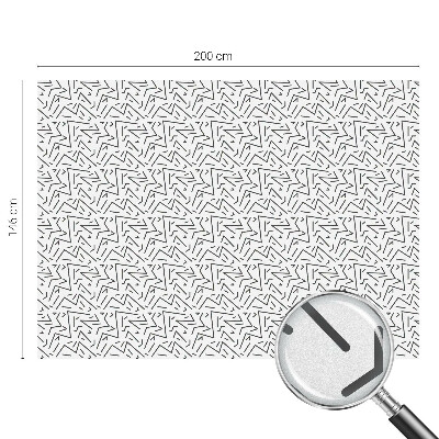 Privacy folie raam Abstracte zigzaglijnen