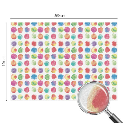 Zelfklevende raamfolie glas in lood Kleurrijke cirkels