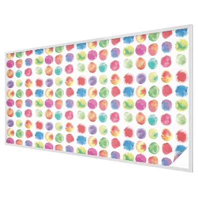 Zelfklevende raamfolie glas in lood Kleurrijke cirkels