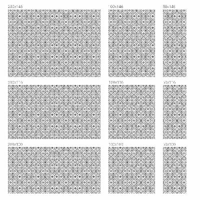 Melkglas folie met glas in lood effect Rhombische harmonie