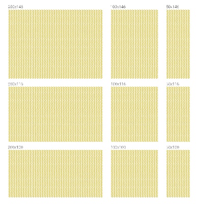 Glas in lood raamfolie Gele zigzags