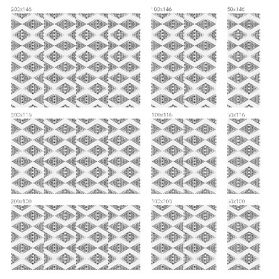 Melkglas folie met glas in lood effect Geometrische diamanten