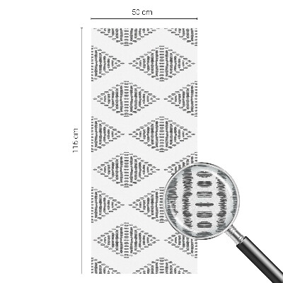 Melkglas folie met glas in lood effect Geometrische diamanten