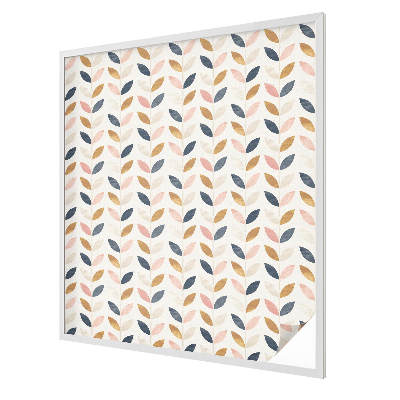 Glas in lood folie voor raam Bladerenpatroon