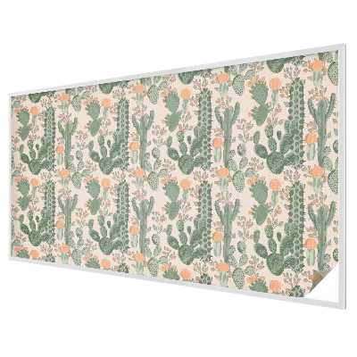 Melkglas folie met glas in lood effect Groene vetplanten