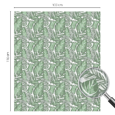 Glas in lood raamfolie Groene harmonie