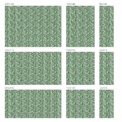 Glas in lood raamfolie Groene harmonie