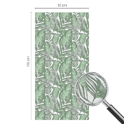 Glas in lood raamfolie Groene harmonie