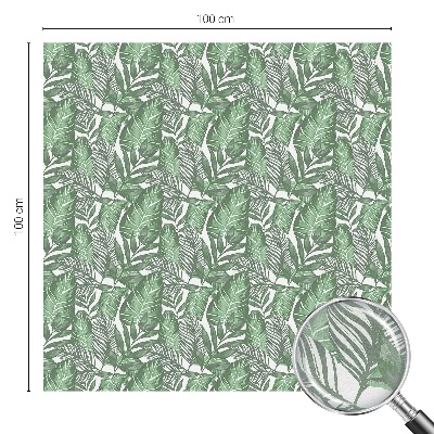 Glas in lood raamfolie Groene harmonie