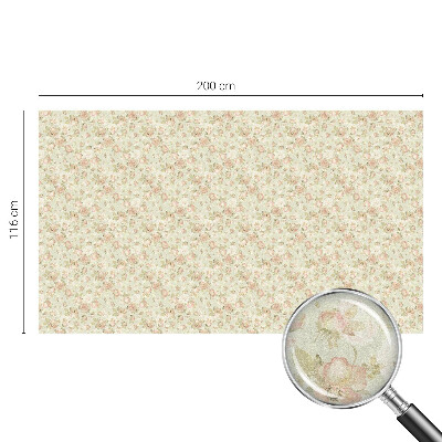 Glas in lood folie voor raam Bloemen elegantie