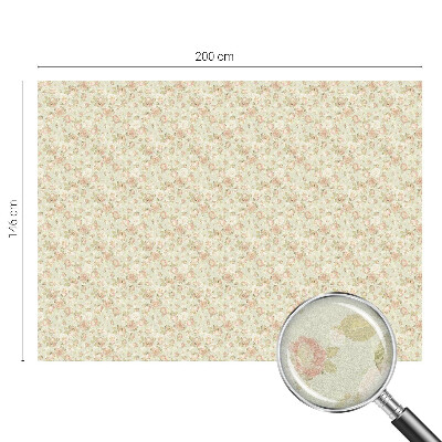 Glas in lood folie voor raam Bloemen elegantie