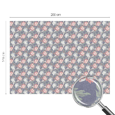 Melkglas folie met glas in lood effect Bloemen elegantie