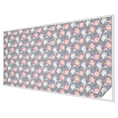 Melkglas folie met glas in lood effect Bloemen elegantie