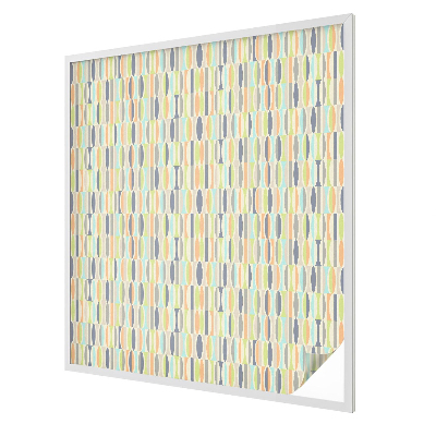 Zelfklevende raamfolie glas in lood Ovale patronen