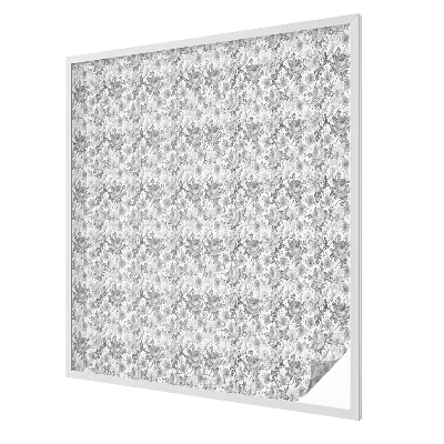 Zelfklevende raamfolie glas in lood Bloemen elegantie