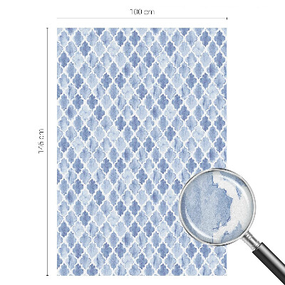 Glas in lood raamfolie Aquarel elegantie