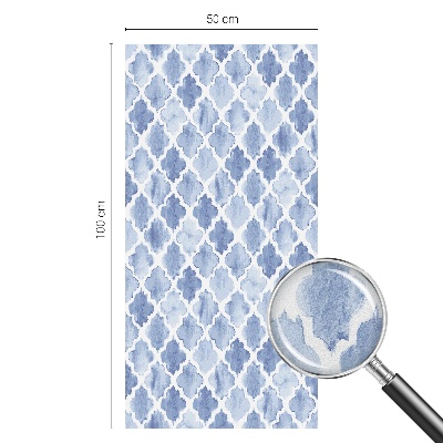 Glas in lood raamfolie Aquarel elegantie