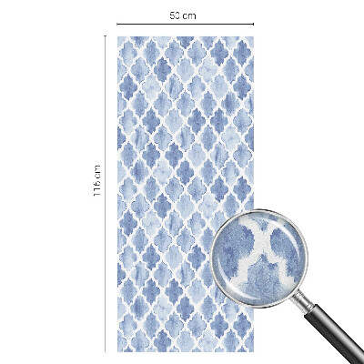 Glas in lood raamfolie Aquarel elegantie