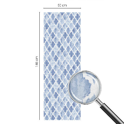 Glas in lood raamfolie Aquarel elegantie