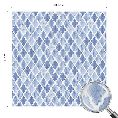 Glas in lood raamfolie Aquarel elegantie