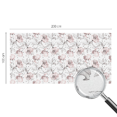 Glas in lood raamfolie Rozenblaadjes