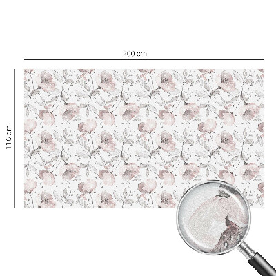 Glas in lood raamfolie Rozenblaadjes