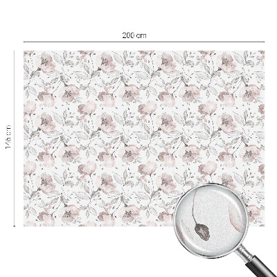 Glas in lood raamfolie Rozenblaadjes