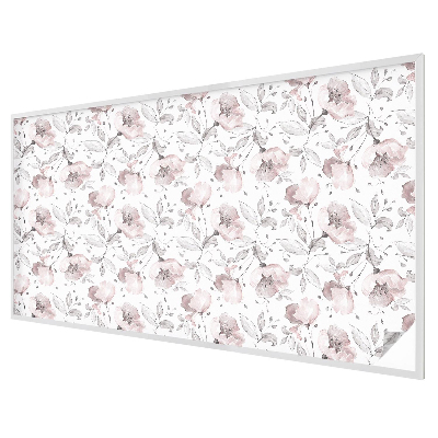 Glas in lood raamfolie Rozenblaadjes