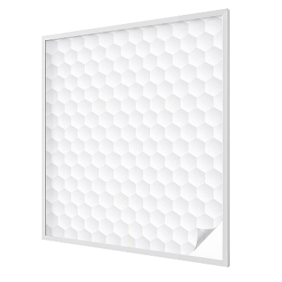 Zelfklevende raamfolie glas in lood Witte mozaïek