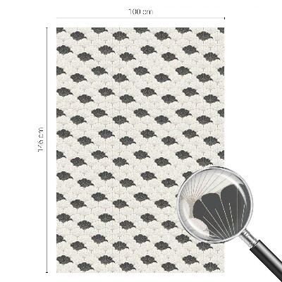 Glas in lood folie voor raam Contrasterende fans