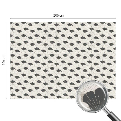 Glas in lood folie voor raam Contrasterende fans