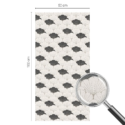 Glas in lood folie voor raam Contrasterende fans