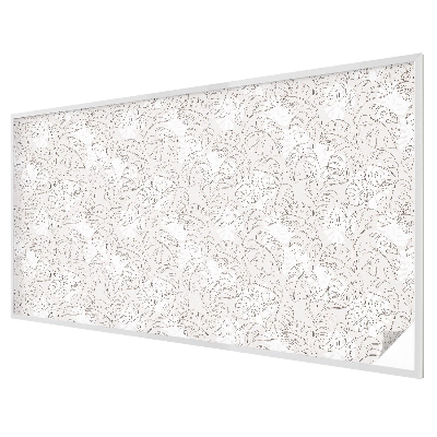 Glas in lood raamfolie Plantenornament