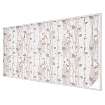 Melkglas folie met glas in lood effect Elegante bladeren