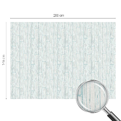 Zelfklevende raamfolie glas in lood Houten patroon